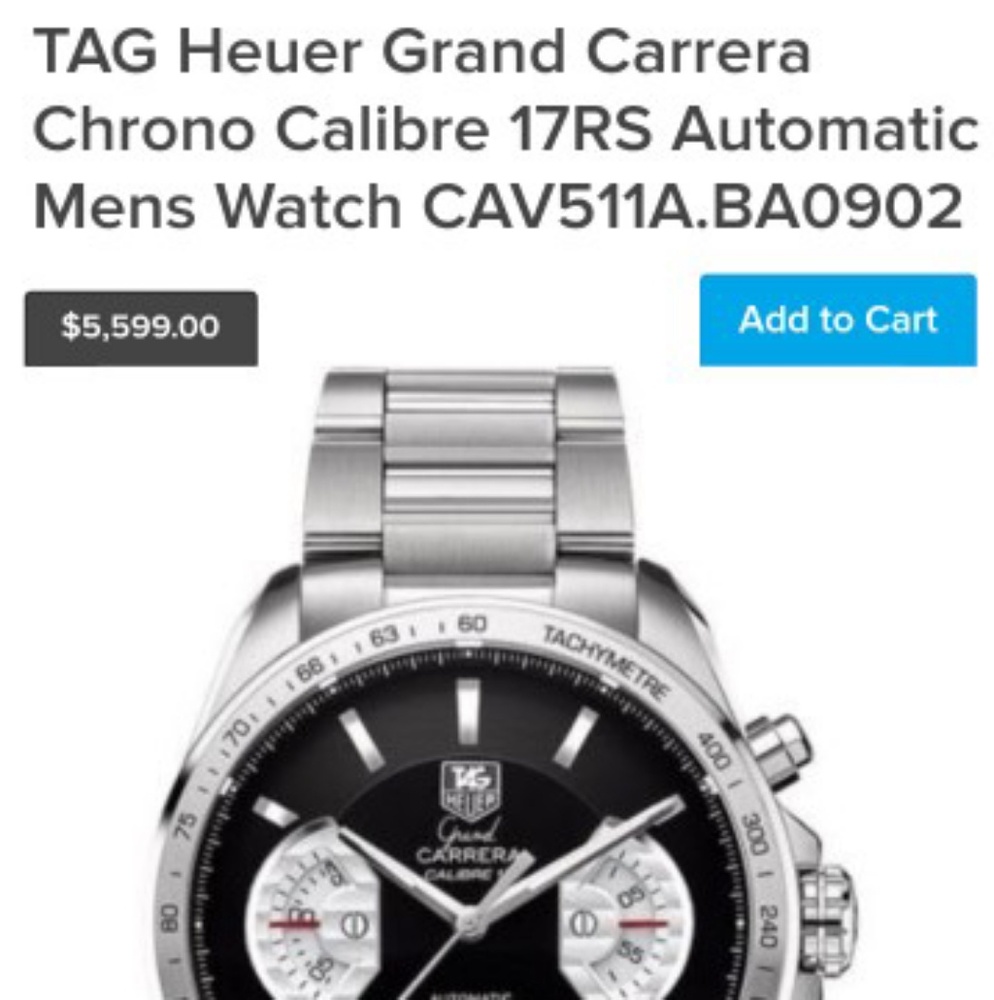 Tag Heuer Grand Carrera Automatic Chronograph - Picture 8 of 8